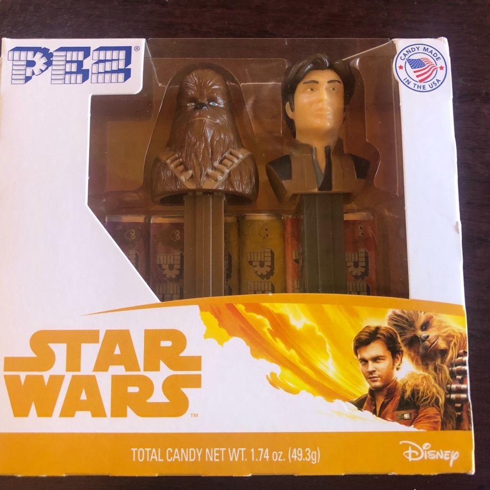 Star Wars collectible NIB Pez dispensers and Star Wars Kaleidoscope toy
